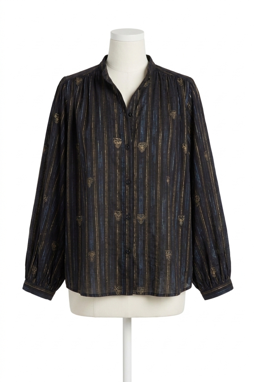 NEW MAISON HOTEL caroline blouse in starry night